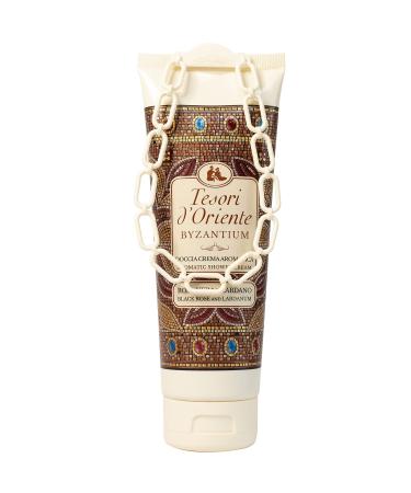 Tesori d'Oriente Shower Cream Gel Womens Moisturizing Body Wash For Women Travel Size Body Gel with Skin Care Essentials-250 Ml-8.45us Fl Oz- Italian Import -(Byzantium)