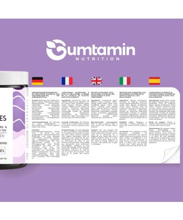 Buy Gumamin Sleep Melatonin Gummies - Sugar-Free Vegan High-Dose - 60 Pieces for Your Evening Routine - Alternative to Melatonin Spray - International Shipping Available - Buy Online on GoSupps.com