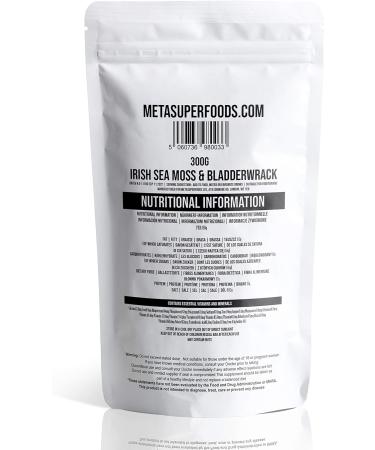 High Potency Sea Moss & Bladderwrack Powder 300g | Vegan | Immune Support | Non GMO | Dr Sebi Recommended - Buy Online on GoSupps.com