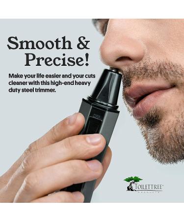 ToiletTree Water Resistant Stainless Steel Nose & Ear Trimmer with LED Light - Buy Online on GoSupps.com
