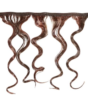 Chear Spanish Wave 2-in-1 Weft Human Hair Extension with Premium Blend Weave Number P4/33 Medium Dark Brown/Auburn 8-Inch - Buy Online on GoSupps.com