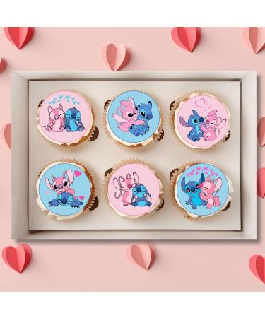 Stitch And Angel Cupcake Toppers (PRECUT Optional) Edible Stitch Cake Topper Stitch Birthday Decorations Lilo And Stitch Cake Topper Stitch Cake Decorations (PRECUT 12) 12 PRECUT - Buy Online on GoSupps.com