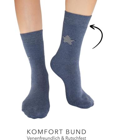 Ocera Women's Thermal Socks - 6 Pairs of Soft Comfortable Winter Socks | Cotton 35-38 | Black Anthracite Gray & Marine Mix - Buy Online on GoSupps.com