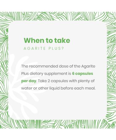 Agarite Plus: 100% Natural Organic Vegan Agar-Agar and Calcium Supplement - 70 Capsules - Buy Online on GoSupps.com