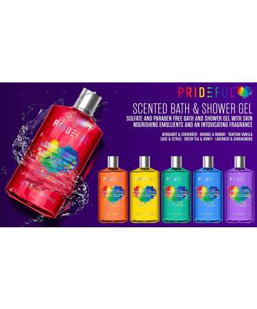 Buy Prideful Scented Bath & Shower Gel (16.9 oz) - Refreshing Orange & Mango | International Shipping Available - Buy Online on GoSupps.com