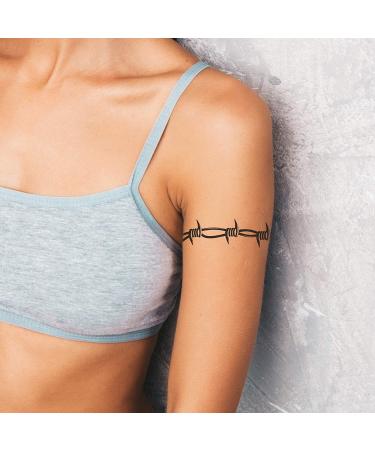 Large Barbed Wire Temporary Tattoos Variety Pack | 6-Pack | Skin Safe | MADE IN THE USA - Buy Online on GoSupps.com