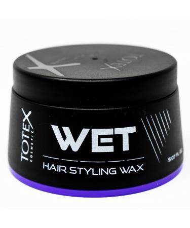 Totex Hair Styling Wet Wax - Watermelon Scent - Strong Hold - Paste Easy Apply Easy Style For Men & Woman Barber Shop Certified 150 ml