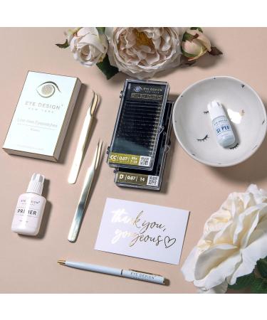 Eye Design Platinum Eyelash Glue - Professional Long-Lasting Adhesive for Eyelash Extensions (10 ml) | Super Strong Bond & Quick Drying Time - Buy Online on GoSupps.com