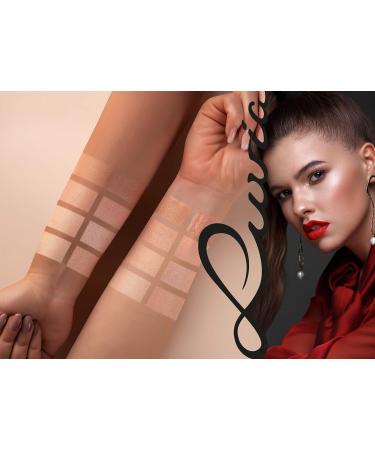 Luvia Cosmetics Professional "Prime Glow" Makeup Highlighter Palette - For All Skin Types - 8 Exclusive Brilliant Powder Colors - Vegan/No Tested on Animals - Buy Online on GoSupps.com