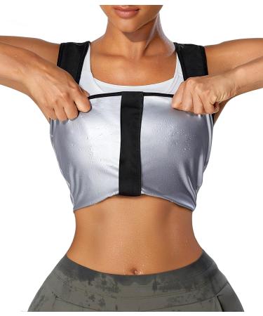 Shop Bingrong Women's Sauna Effect Suit | Thermo Tank Top & Body Shaper for Ultimate Sweat | Fitness Sauna Vest Black - Buy Online on GoSupps.com