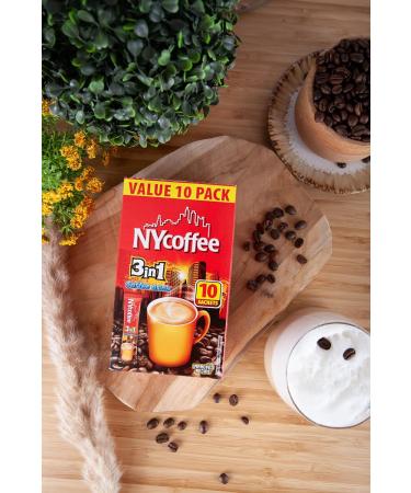 NY Coffee 3in1 Coffee Sachets 140g (10 Sachets) - Buy Online on GoSupps.com