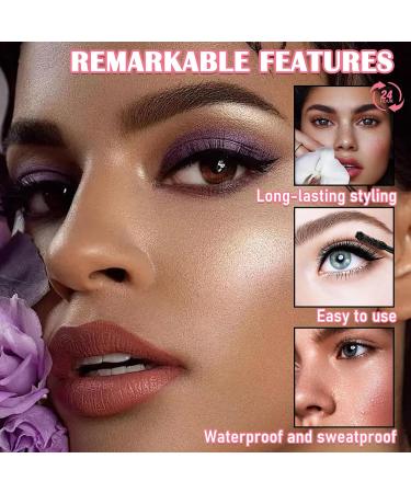 2 Pack 4D Silk Fiber Lash Mascara Lengthening and Thick Long Lasting Waterproof Mascara Set for Women All Day Smudge-Proof Mascara Volume and Length A - Buy Online on GoSupps.com