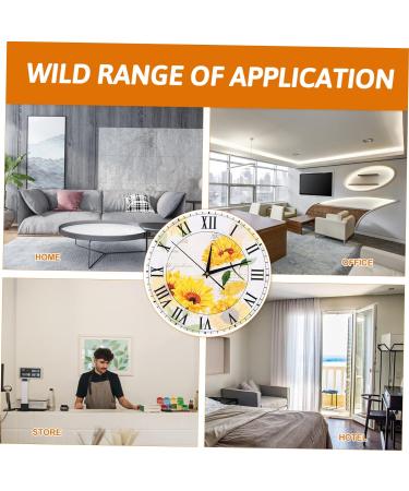 Alipis Wall Clock Office Mute Decorations As Shown 1 29X29CM - Buy Online on GoSupps.com