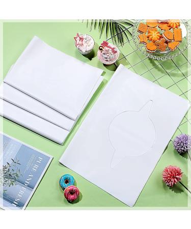 200 Pack Disposable Adult Bibs - Large Plastic White Bibs for Elderly - Waterproof & Oilproof - Ideal for Seafood Boils, BBQ Parties - 31.5 x 15.7 Inch - Buy Online on GoSupps.com
