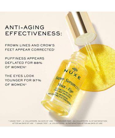 NUXE Super Serum Eye - Anti-Aging Eye Serum with Hyaluronic Acid & Botanical Caffeine | 0.5 fl oz | International Shipping - Buy Online on GoSupps.com