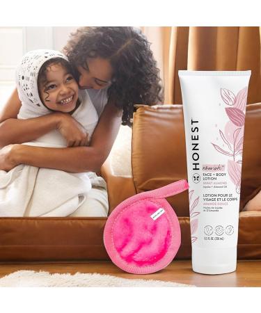 Buy The Honest Company Sweet Almond Lotion 8.5 Oz - Fast-Absorbing Body Lotion & Makeup Cleansing Cloth - Sensitive Skin Moisturizer Pack of 2 | International Shipping Available - Buy Online on GoSupps.com