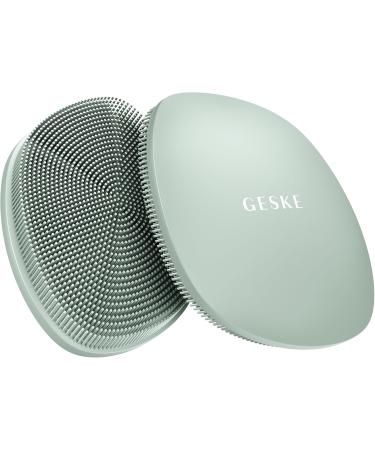 Geske SmartAppGuided Facial Brush 4 in 1 | Silicone Facial Cleaning Device | Professional Skin Care | Soft Brush for Deep Cleansing | International Shipping Available - Buy Online on GoSupps.com
