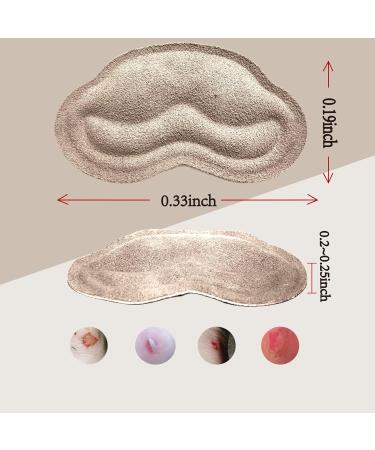 Space Lion Leather Heel Pads - Comfort Inserts for Loose Shoes & Boots | Prevent Heel Slip & Blisters - 3 Pairs (Nude 0.2 inch - Buy Online on GoSupps.com
