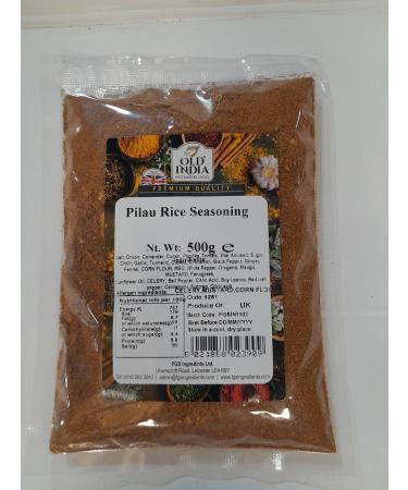 Old India Pilau Rice Seasoning 500g 500 g (Pack of 1)
