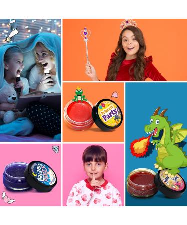 Beauty4Britain Set of 18 Lip Balm Unisex Cocktail Candy Shop Fairy Tale Shining Non Colour Lipbalm - Buy Online on GoSupps.com