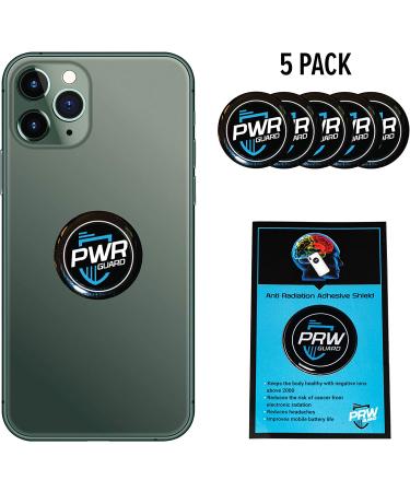 PWR Guard Cell Phone & Laptop Protection Shield - Neutralize Harmful Frequencies - Family Safety - 5 Pack - Buy Online on GoSupps.com
