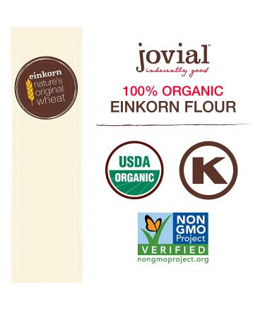 Jovial 100% Organic Einkorn All-Purpose Flour - 10 lbs | Gluten-Free & Non-GMO - Buy Online on GoSupps.com