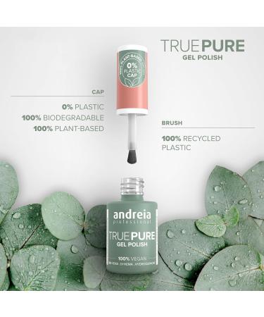 Andreia Professional Hema Free Gel Polish - TRUE PURE 21 Free and 100% Vegan for Sensitive Nails - Semi-Permanent UV LED Soak Off Gel Nail Varnish - Base Coat 10.5ml - Buy Online on GoSupps.com