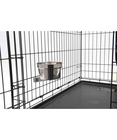 Lixit Stainless Steel Crock Jumbo 40oz - 0741 | Heavy-Duty Crate Bowl - Buy Online on GoSupps.com