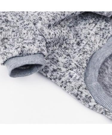 Idepet Pet Sweater - Warm Fleece Dog & Cat Coat for Small Medium Large Pets - Pink & Gray Options - Buy Online on GoSupps.com