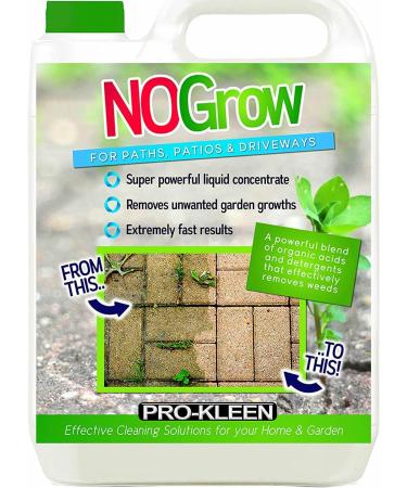 Pro-Kleen Path & Patio Cleaner - Concentrated Liquid Solution - Makes up to 15 Litres - Fast & Effective Results (5 Litres) & Vileda Cordomatic Retractable Washing Line with 15m Outdoor Clothes Line + Washing Line - Buy Online on GoSupps.com