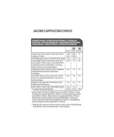 Buy Tassimo Jacobs Cappuccino Choco Capsules - 5 Packs of 40 Coffee Capsules for 40 Delicious Drinks - Buy Online on GoSupps.com