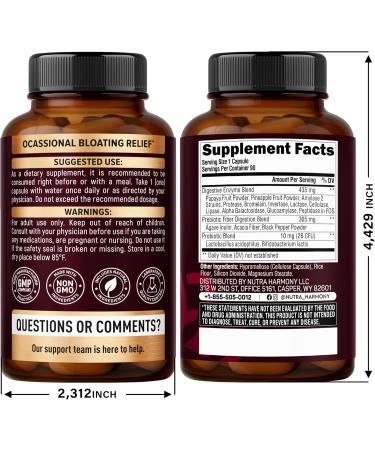 NUTRAHARMONY Multivitamins for Women & Digestive Enzymes Capsules - Buy Online on GoSupps.com