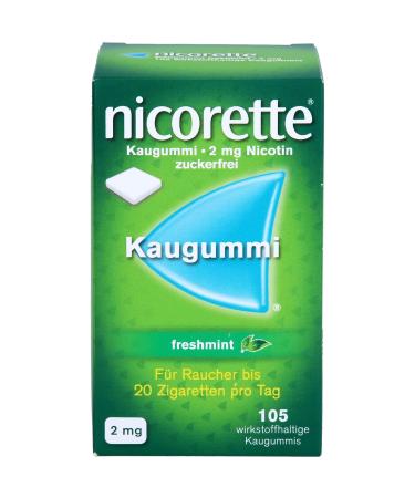 Nicorette 2 mg freshmint chewing gum