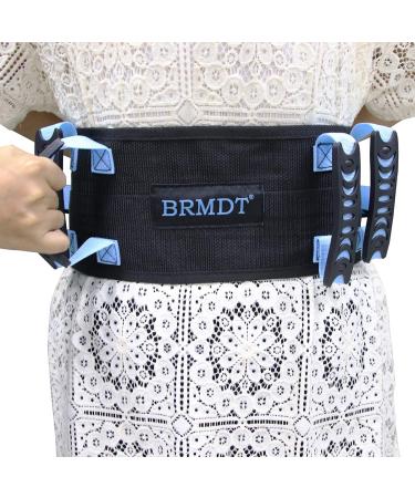 BRMDT Gait Belts Transfer Belts With Handle, Seat Belt for Wheel Chair - Safety Gait Patient Assist-Lift Gait Belt Transfer Belt with Handles, One-click Quick Release Locking Buckle (31"-54")