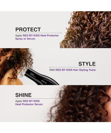 Red by Kiss Heat Protector - 4 Fl Oz Ultra Keratin Spray for Thermal Protection Anti-Frizz & Hydration with Vitamin B5 - Buy Online on GoSupps.com