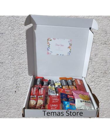 Coffee Gift Box For Men and Women| Coffee Lovers Gifts Set Hamper | Fantastic Letterbox gifts for Coffee Connoisseur | 9 Instant Coffee Sachets | Border Biscuits | Lotus Biscuits| Wafers| All Occasion - Buy Online on GoSupps.com