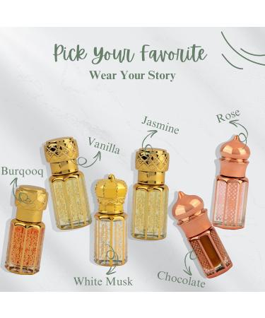 Jasmine Perfume Oil Luxury Long Lasting Perfume for Women & Men | Floral Sweet Romantic Fragrance Oil | Alcohol Free Arabian Perfume Oil 6mL / 0.2 Fl Oz. - Buy Online on GoSupps.com