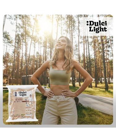 Dulci Light Cane Honey Granulate - 100 Calorie-Free Sweetener Bags for Drinks & Food | Natural Sugar Replacement - Buy Online on GoSupps.com