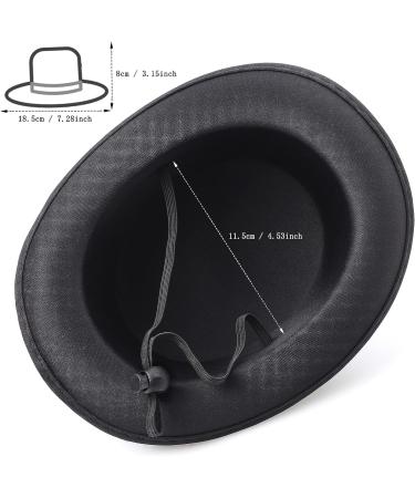 Yewong 2 Pieces Pet Formal Accessories Set - Pet Top Hat with Pet Formal Necktie/Bowtie Birthday Party Gradation Halloween Costumes Accessories for Dog Cat (Black-A) - Buy Online on GoSupps.com
