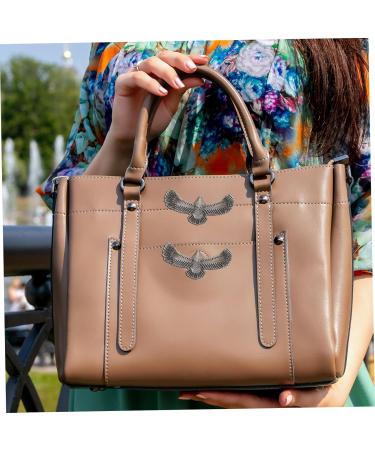 EXCEART Bag Making Supplies 5pcs Rivet Silver Accessories Brass Fittings Leather Kit Leather Rivets Screw Round Head Button - Buy Online on GoSupps.com