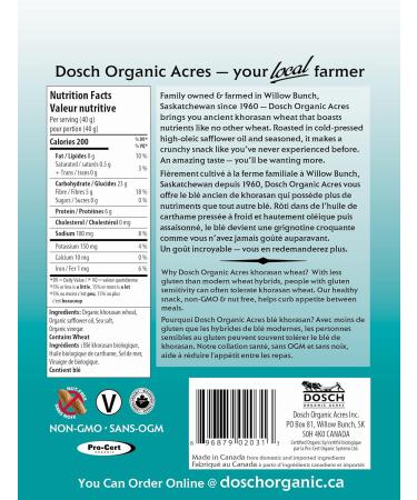 Wheat Crunch (Salt & Vinegar Organic Vegan Nut Free Snack 160g Pkg 12) Salt & Vinegar 1 count (Pack of 1) - Buy Online on GoSupps.com