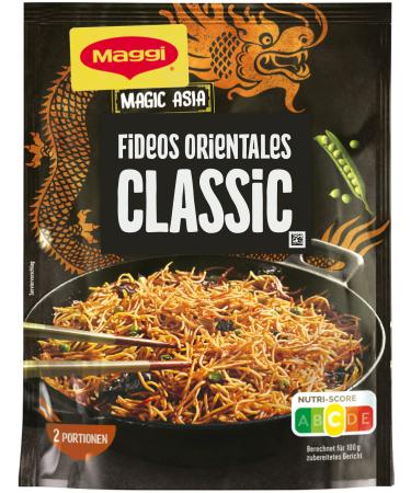 Maggi Magic Asia baked pasta tasty readymade dish instant pasta Asian spicy pack of 12 pieces 12 x 121 g