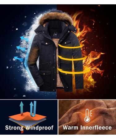 Yozai Women's Winter Coat - Waterproof Ski Snow Jacket | Mountain Windbreaker Hooded Parka - Casual Black - Medium Size - Buy Online on GoSupps.com