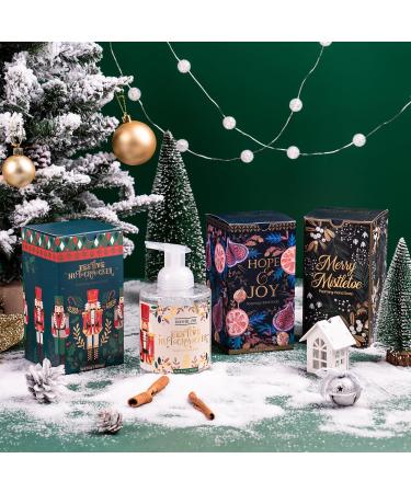 Christmas Foaming Hand Soap Gift Box - Hope & Joy Frosted Holly Aroma - 500ml | International Shipping Available - Buy Online on GoSupps.com