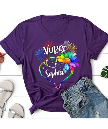 Personalized Shirt for Nurse Moms | Custom Name Tee Gifts for Nurse Practitioners | Perfect for Nurse's Day Birthdays & Christmas - Buy Online on GoSupps.com