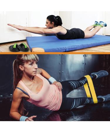 SmarterLife Resistance Bands - Non-Latex Workout Bands for Home Gym Weight Loss & Physical Therapy | 5 Extra Wide Bands for Men & Women | Free Workout Guide - Buy Online on GoSupps.com
