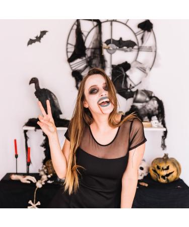 Halloween Makeup Lip Stain Set | Spooktacular Creations | 3 PCS Waterproof Matte Liquid Lipstick for SFX Cosplay & Stage Makeup (Black White Gray - Buy Online on GoSupps.com