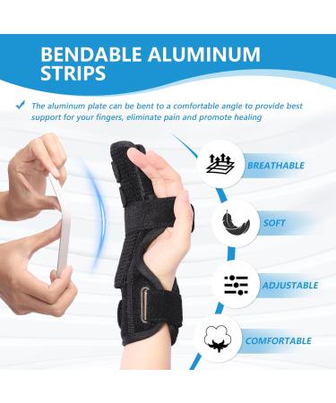 Joingood Finger Rail for Small Fingers | Metacarpal Support for 4 & 5 Fingers | Arthritis & Tendon Inflammation Relief | Left & Right Hand Fit (S/M) - Buy Online on GoSupps.com
