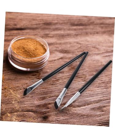 Hemoton 3pcs Set Under Eye Concealer Brush Eyebrows Brush Eyebrow Brush Concealer Brush under Eye Angled Makeup Brush Eyeshadow Brush Angled Concealer Brush Precision Concealer Brush - Buy Online on GoSupps.com