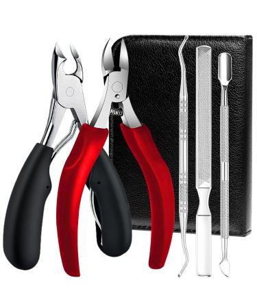Makartt Toenail Clippers - Professional 5 in 1 Stainless Steel Set for Thick Toenails & Ingrown Toenail Removal | Ideal for Men Women & Seniors - Buy Internationally - Buy Online on GoSupps.com